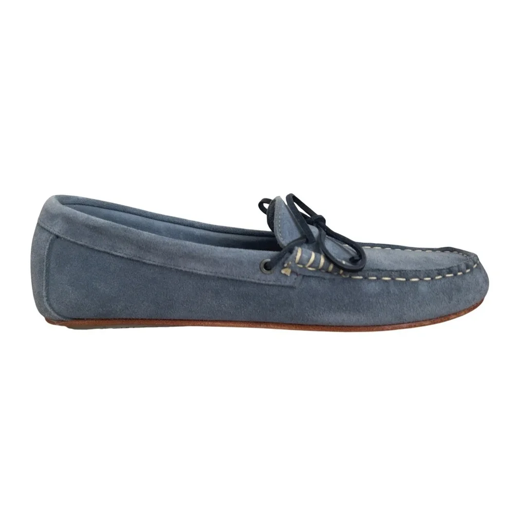 ALLEN EDMONDS Super Sport Blue Suede Moccasin Driving LoaferEXCELLENT CONDITION!
